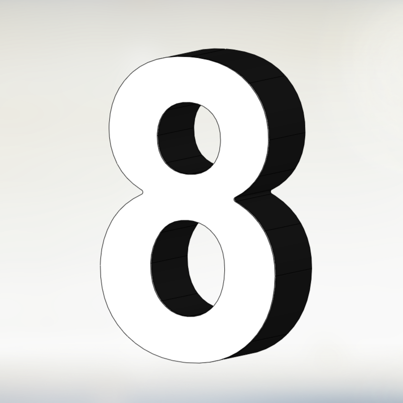 ARIEL кирилица, височина 20см