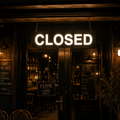 CLOSED - светеща табела