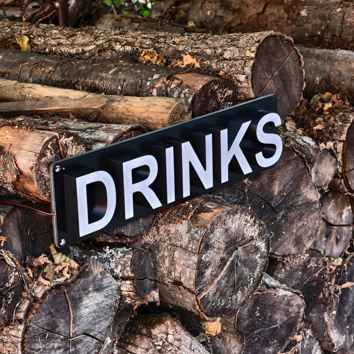 DRINKS - светеща табела
