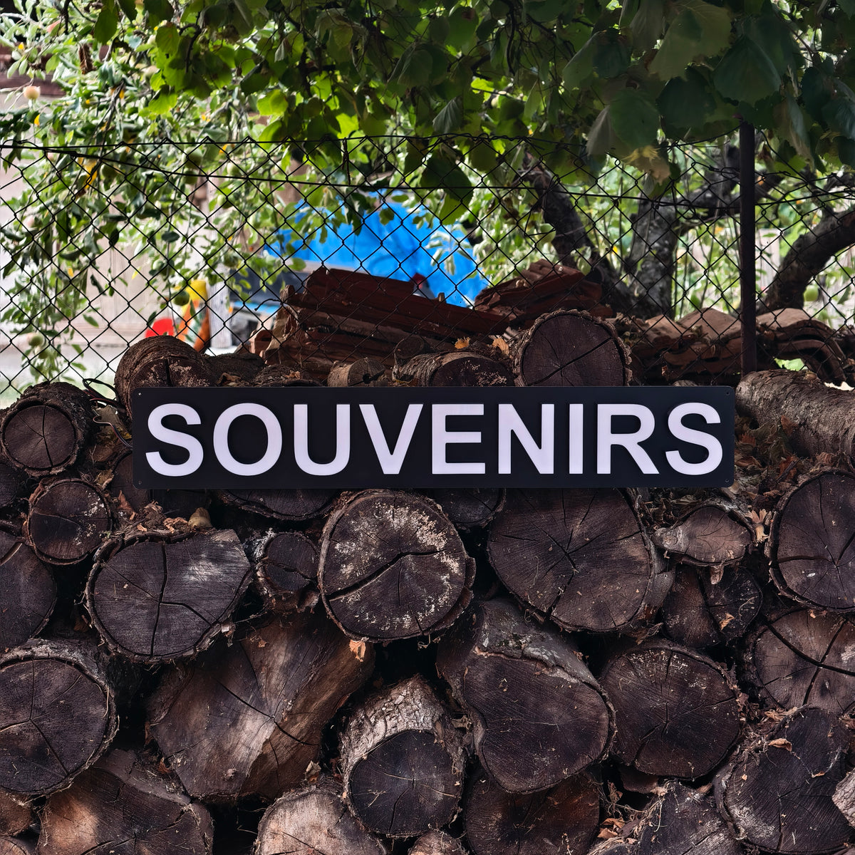 SOUVENIRS - светеща табела